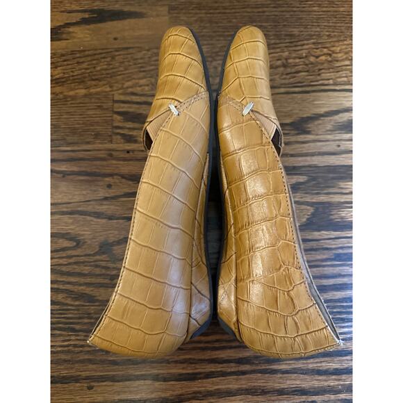Vionic Dolores Croc Embossed Low Wedge Slip On Loafers Size 6.5 - Picture 6 of 8